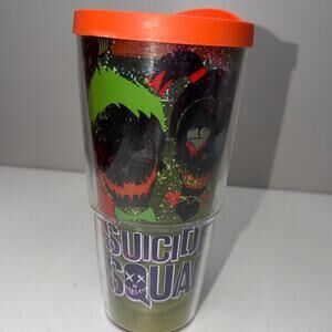 Tervis DC Comics Suicide Squad Harley Quinn Large Tumbler Orange Closable Lid
